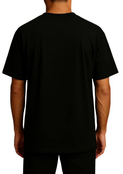 BEENBAR Men’s Oversized Fit 100% Cotton French Terry T-Shirt – Soft & Heavyweight Fabric – Round Neck | Solid Casual Wear